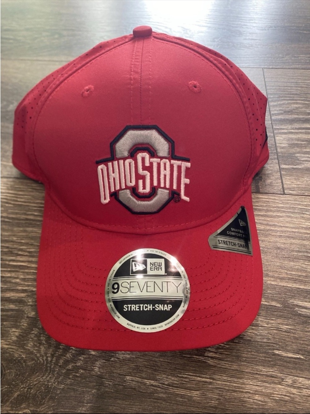 New Era Ohio State Red 9TWENTY Stretch-Snap Cap